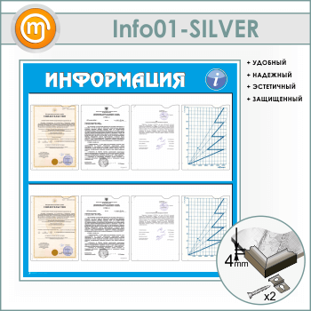 ����� ������������ � 8 ��������� �4 ������� (IN-01-SILVER)