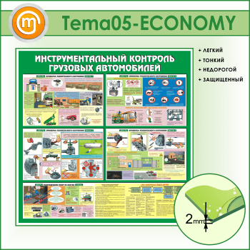 Стенд «Инструментальный контроль грузовых автомобилей» (TM-05-ECONOMY)