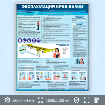 Стенд «Эксплуатация кран-балки» (TM-45-SILVER)